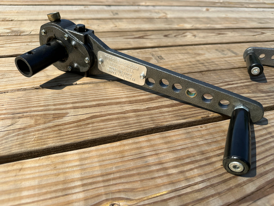 Prototype NON bearing equipped Long Arm for more manual leverage. Run/ sold for scrap or parts only